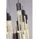 Canada 41 Light 35.4 inch Black Chandelier Ceiling Light